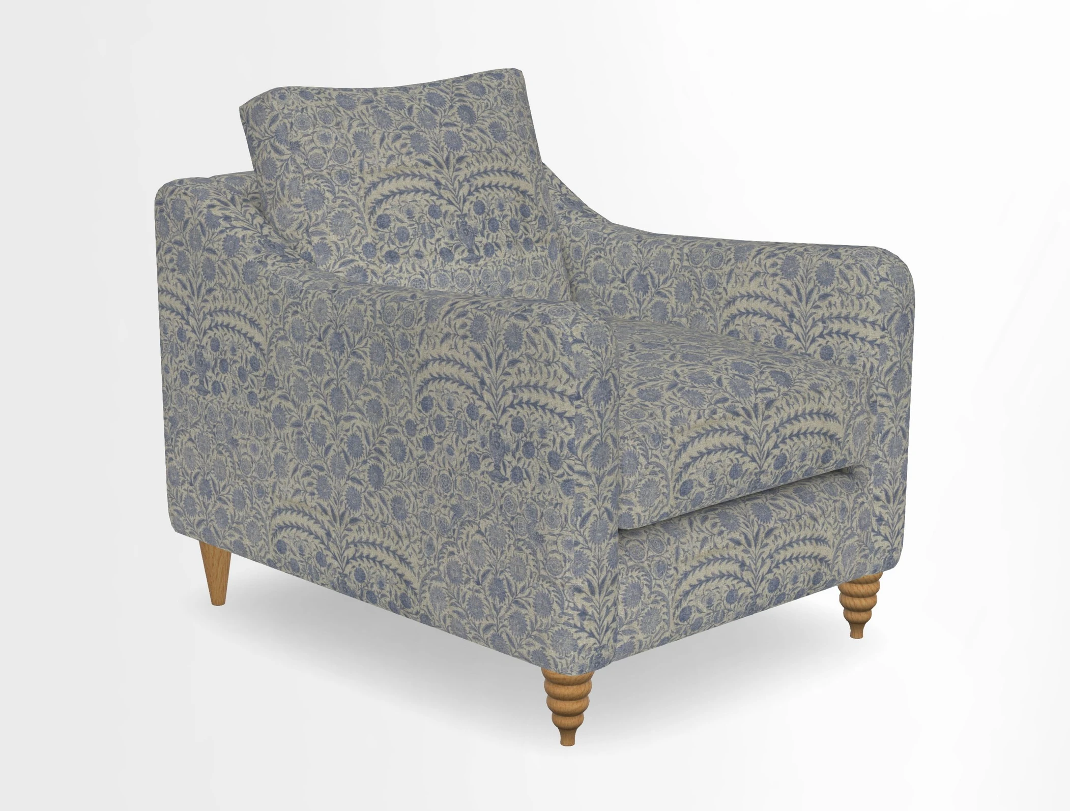 Rye Chair in Two Tone Plain Biscuit