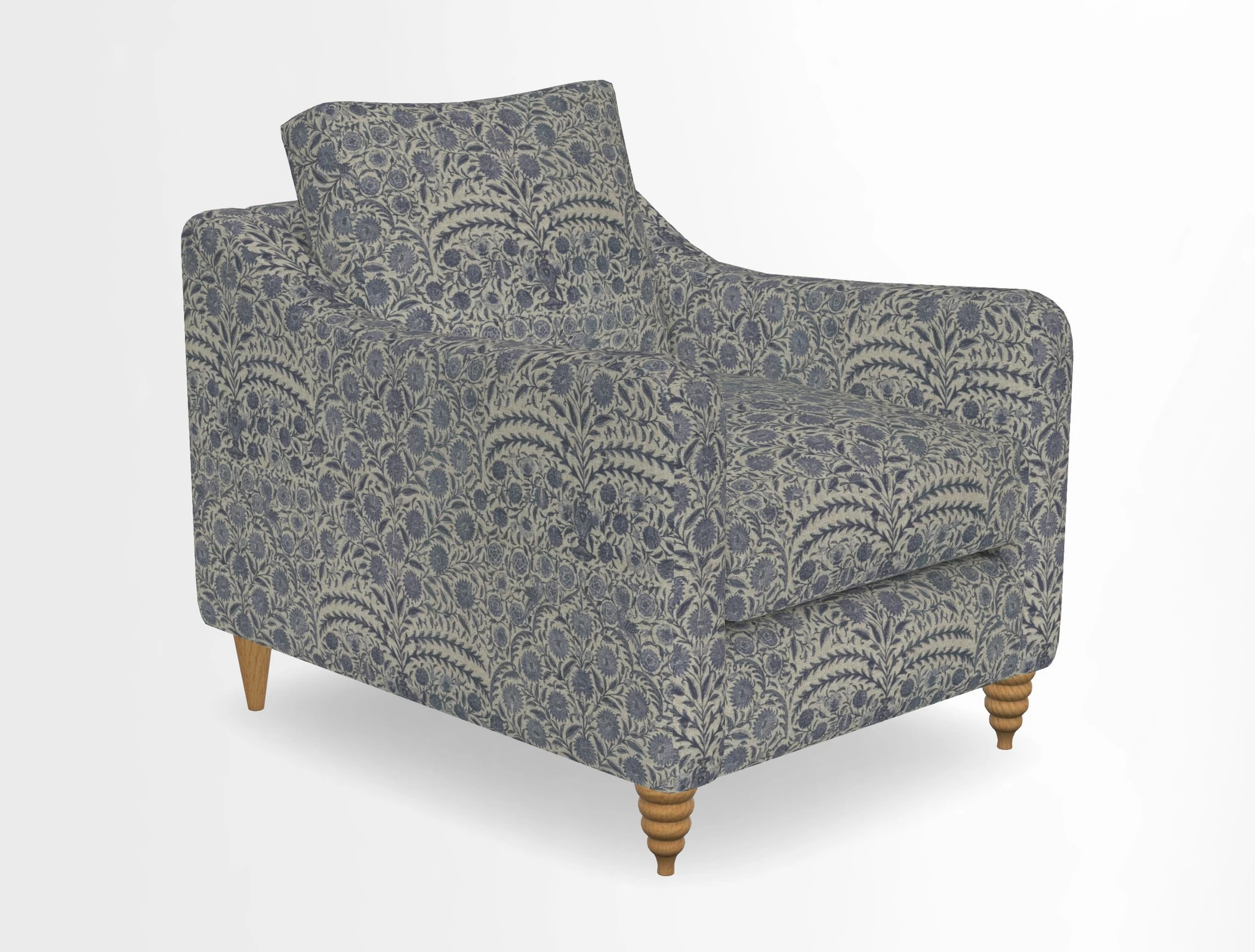 Rye Chair in Two Tone Plain Biscuit