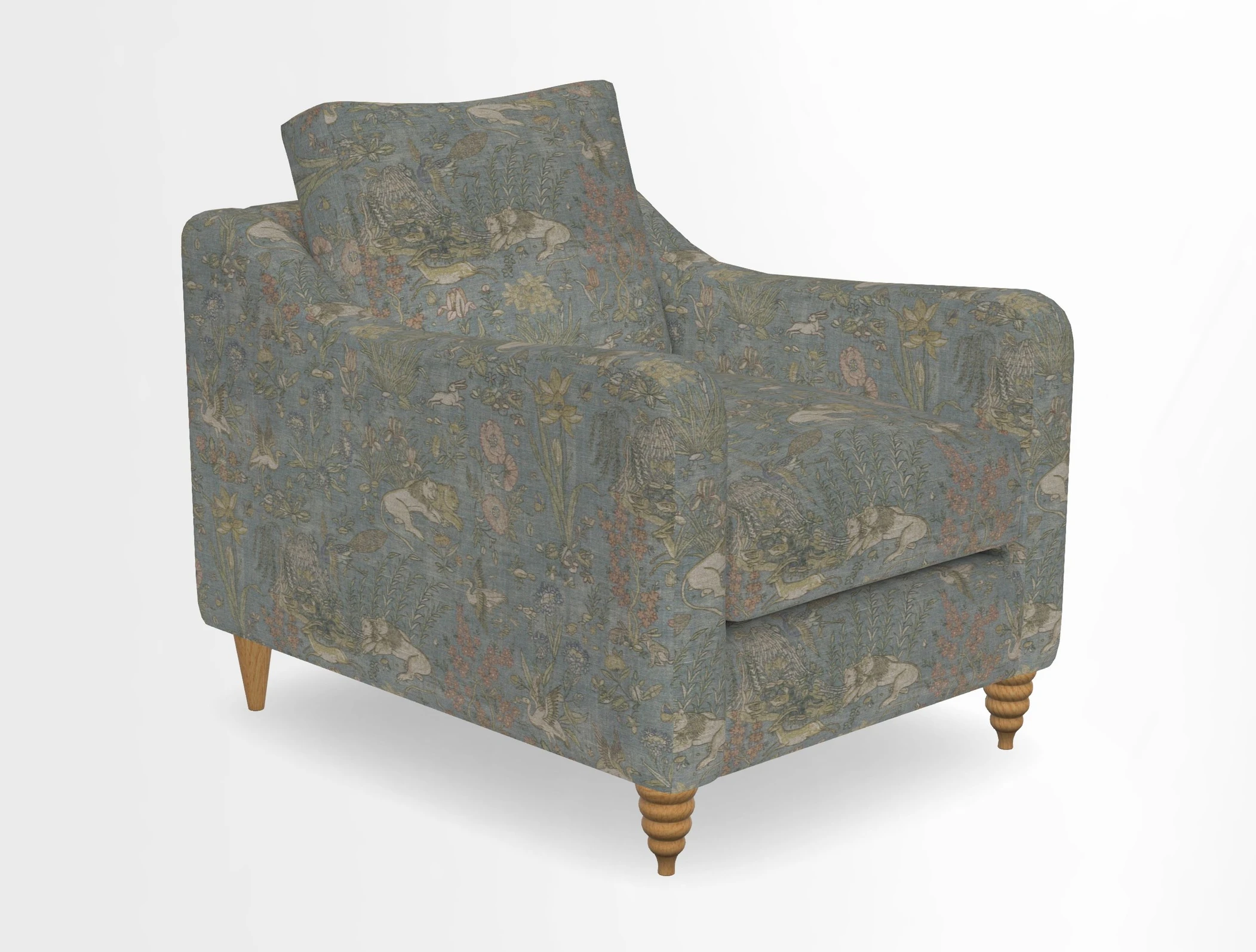 Rye Chair in Two Tone Plain Biscuit