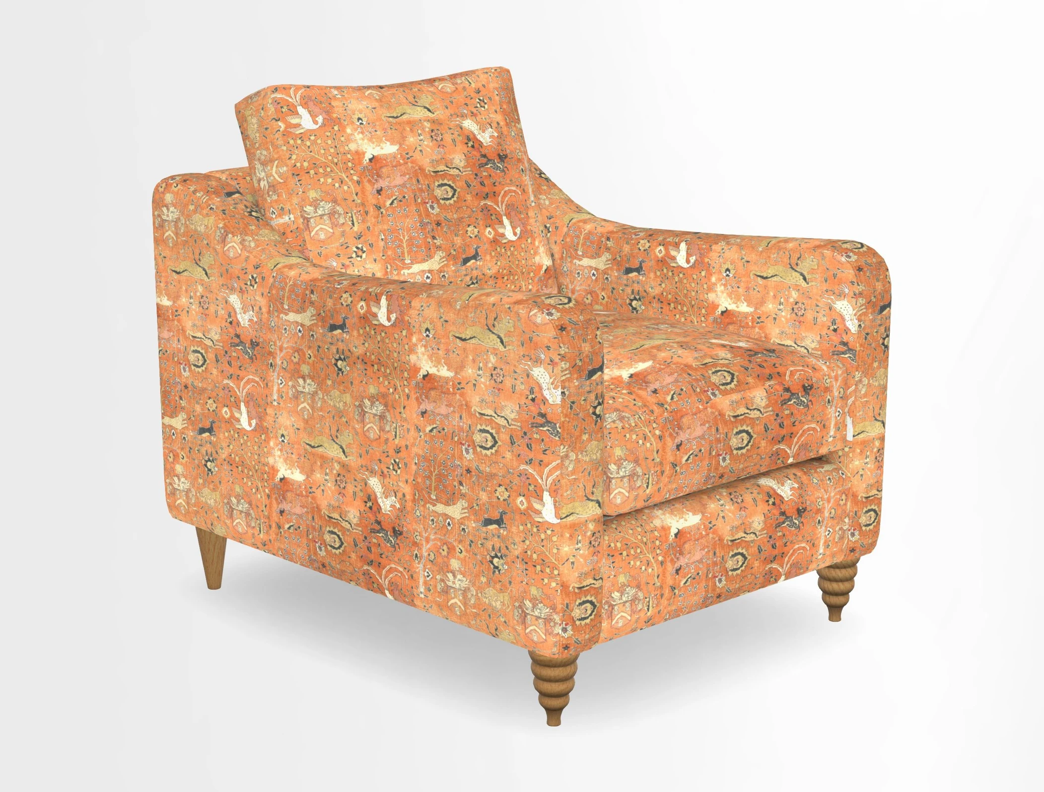 Rye Chair in Two Tone Plain Biscuit
