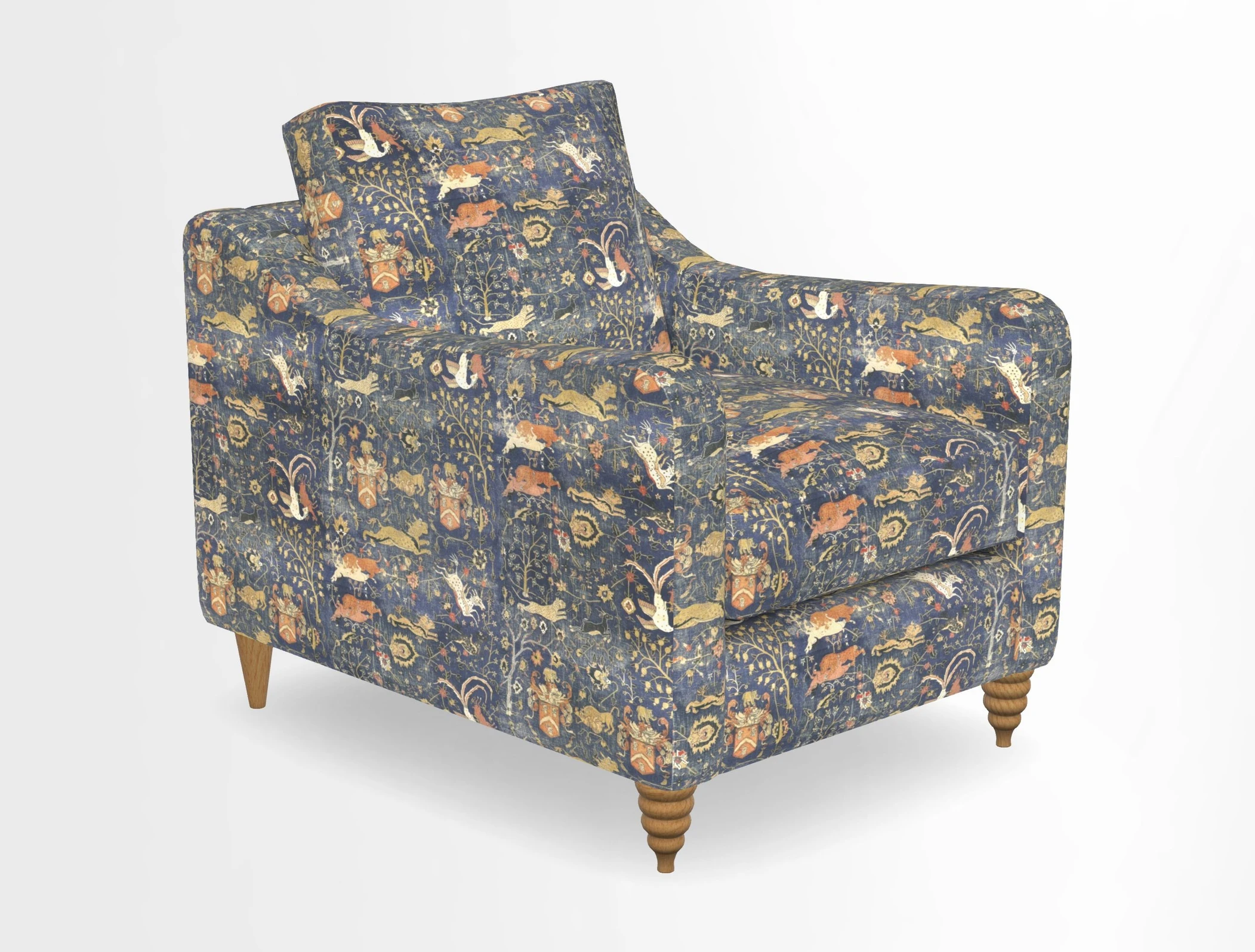 Rye Chair in Two Tone Plain Biscuit