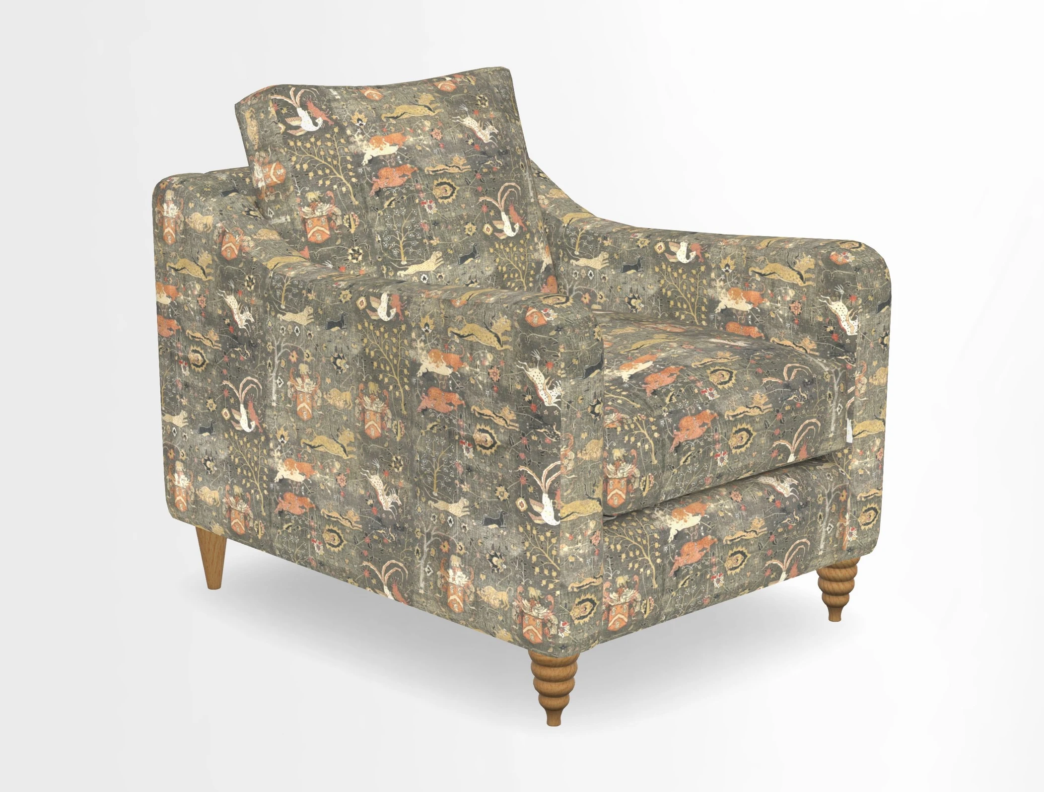Rye Chair in Two Tone Plain Biscuit