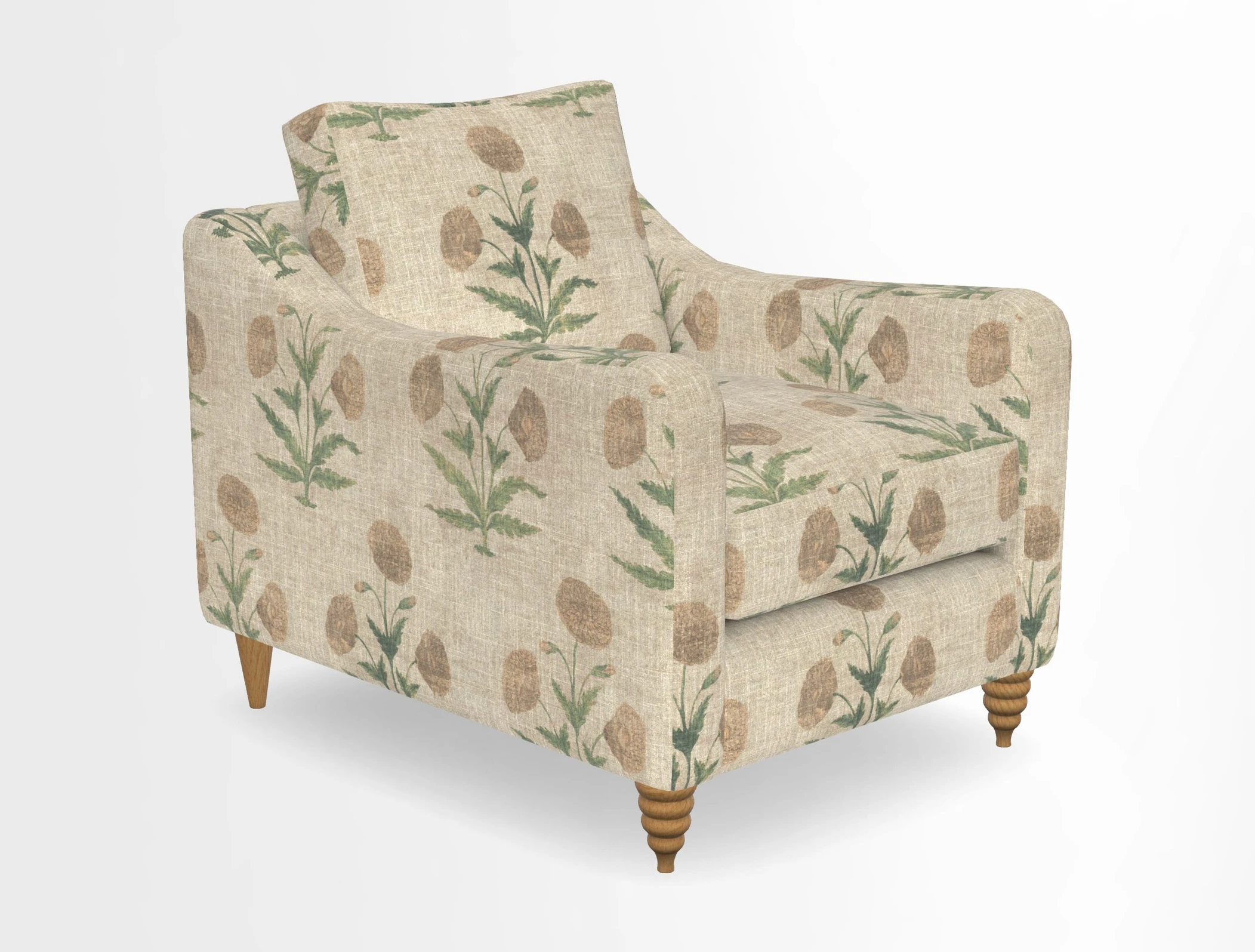 Rye Chair in Two Tone Plain Biscuit