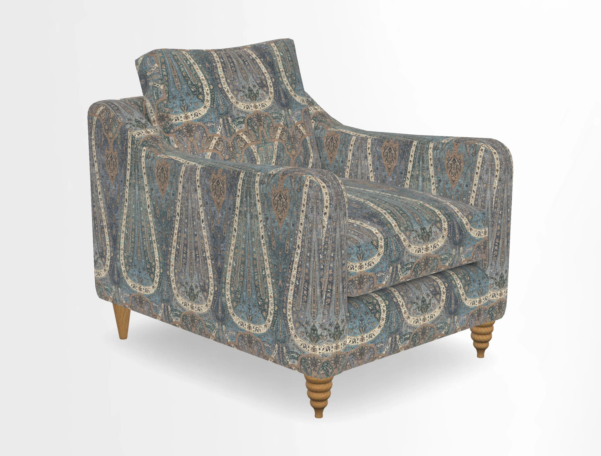 Rye Chair in Two Tone Plain Biscuit