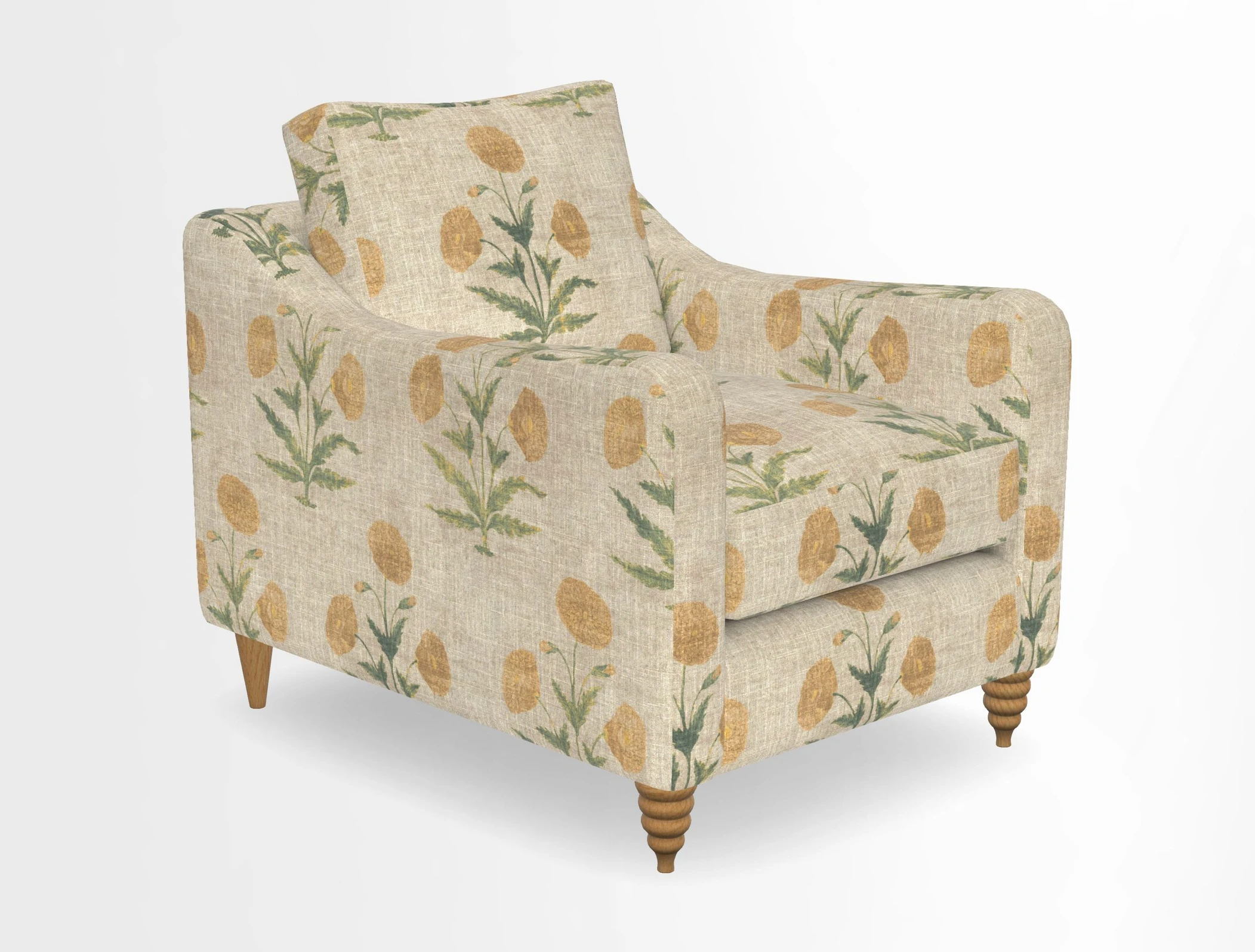 Rye Chair in Two Tone Plain Biscuit