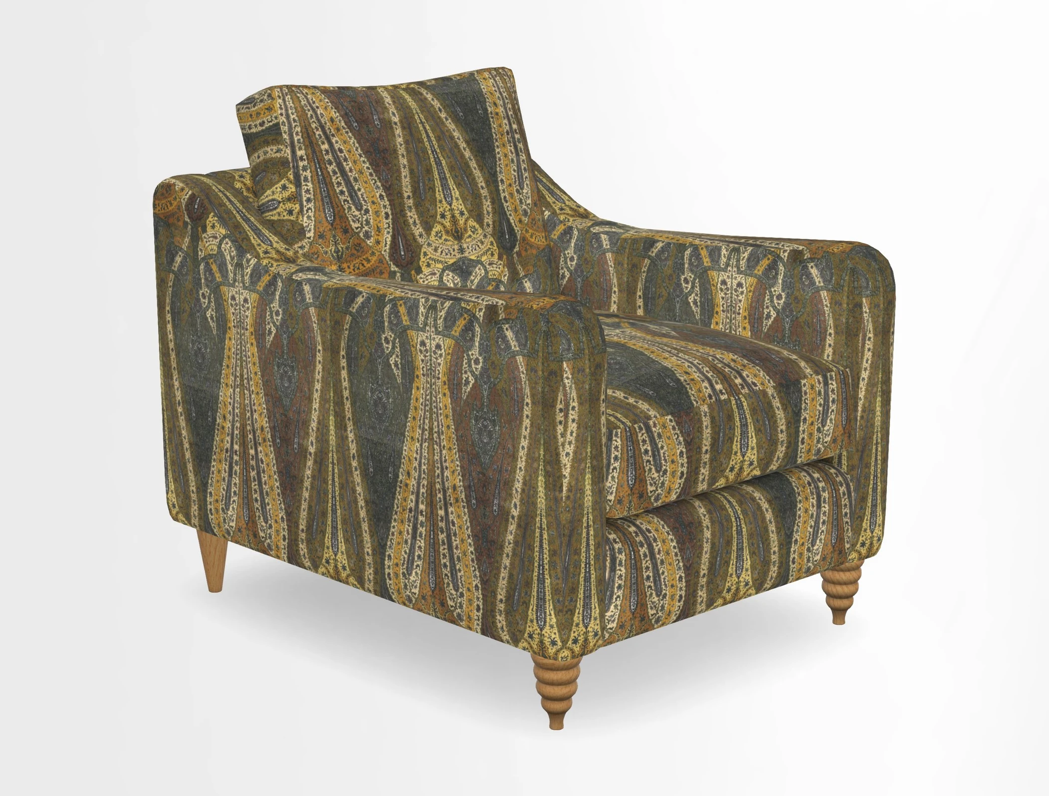 Rye Chair in Two Tone Plain Biscuit