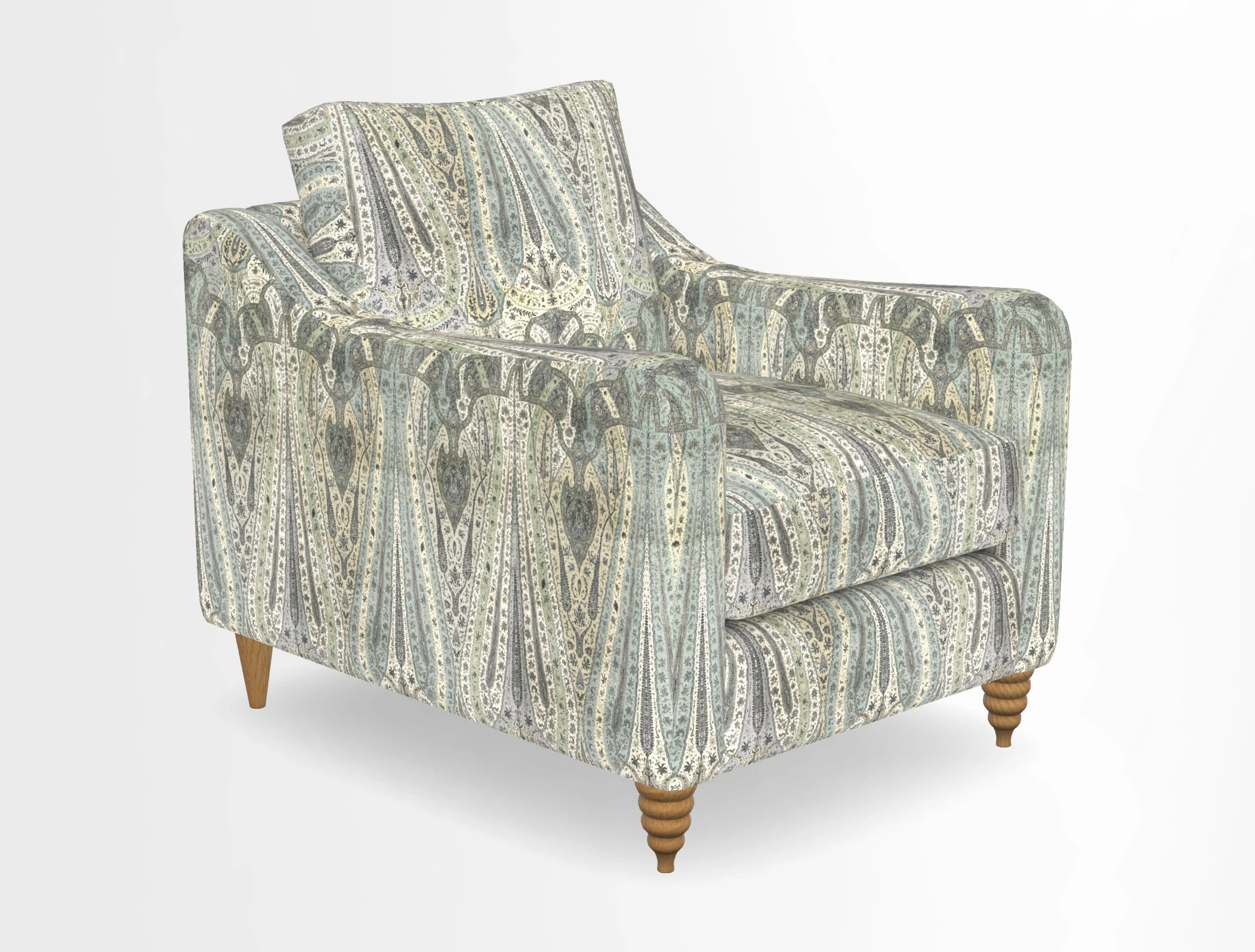 Rye Chair in Two Tone Plain Biscuit