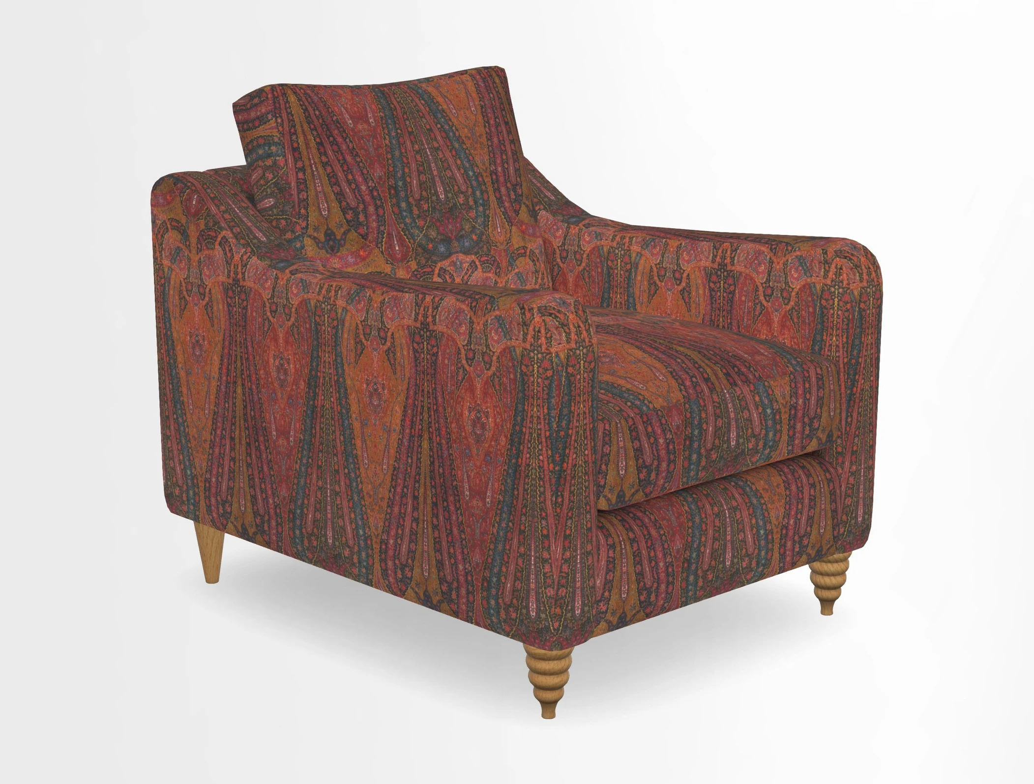 Rye Chair in Two Tone Plain Biscuit