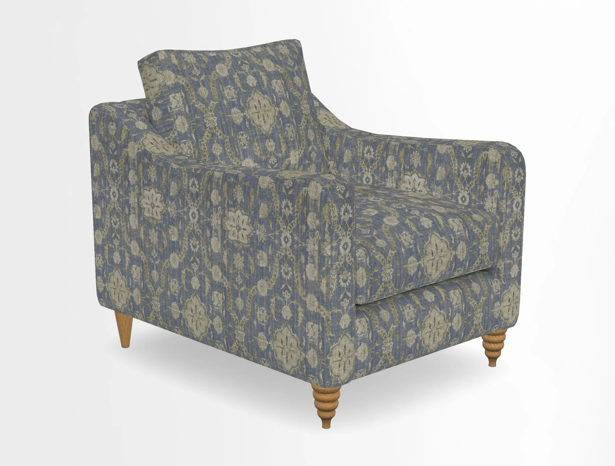 Rye Chair in Two Tone Plain Biscuit