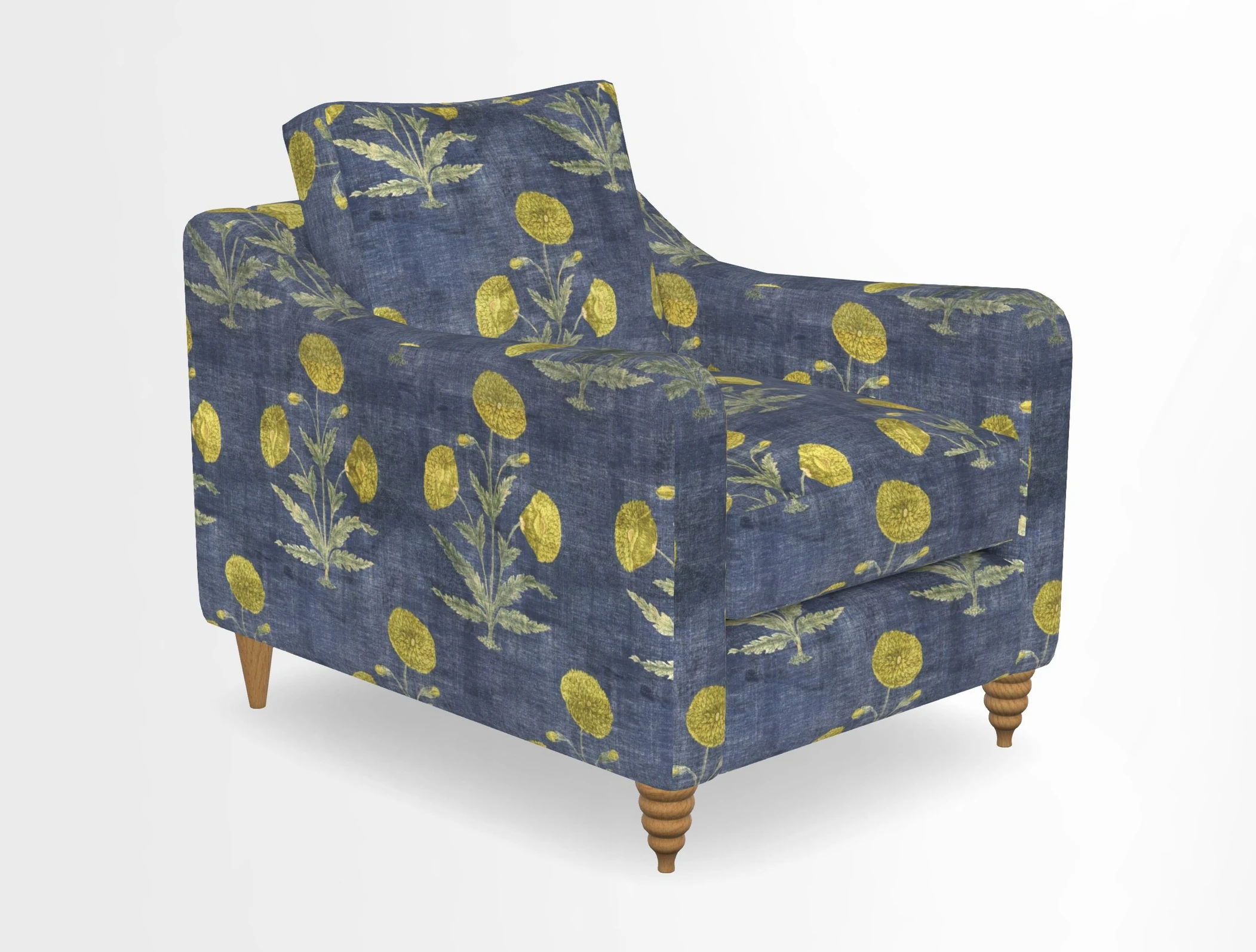 Rye Chair in Two Tone Plain Biscuit