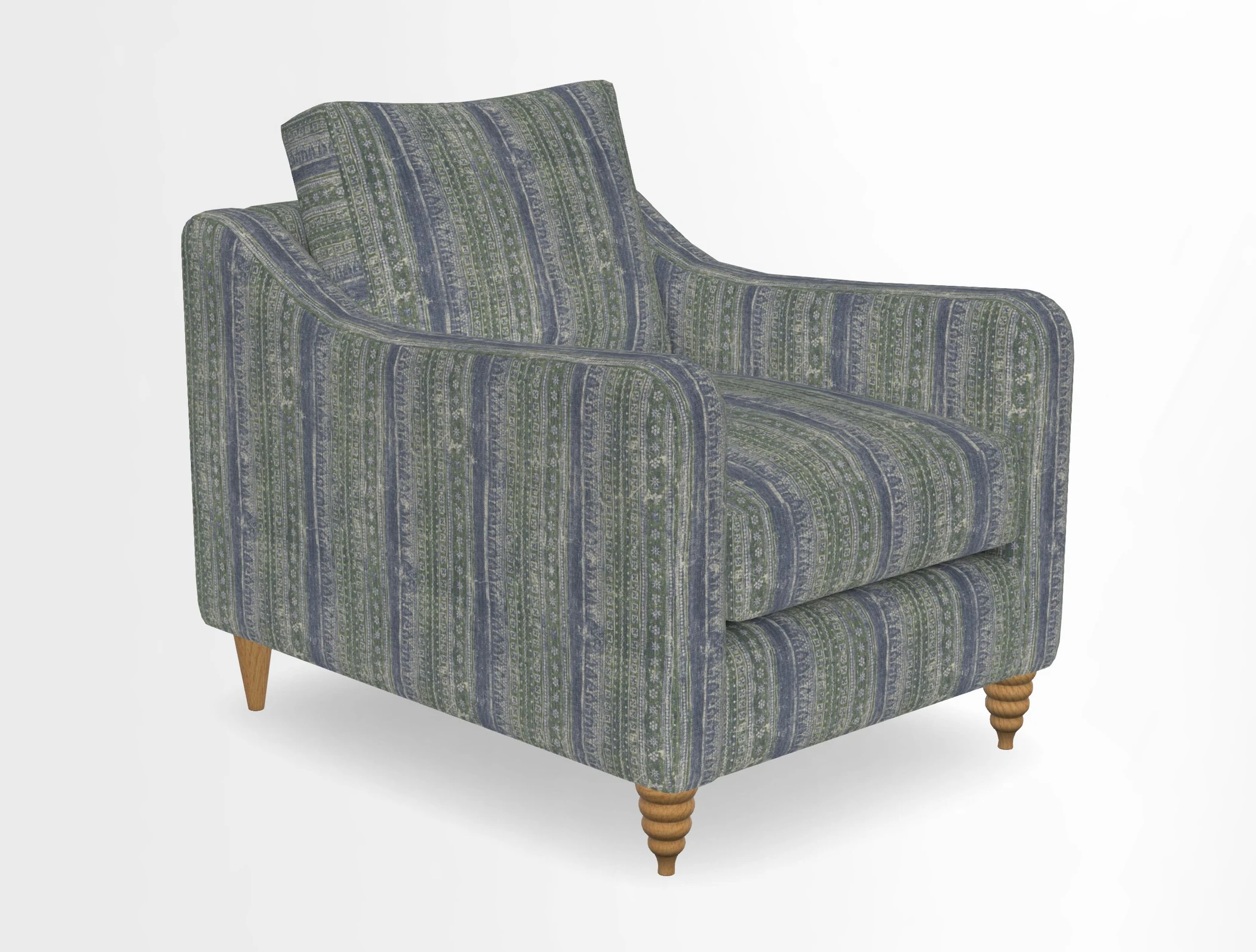 Rye Chair in Two Tone Plain Biscuit