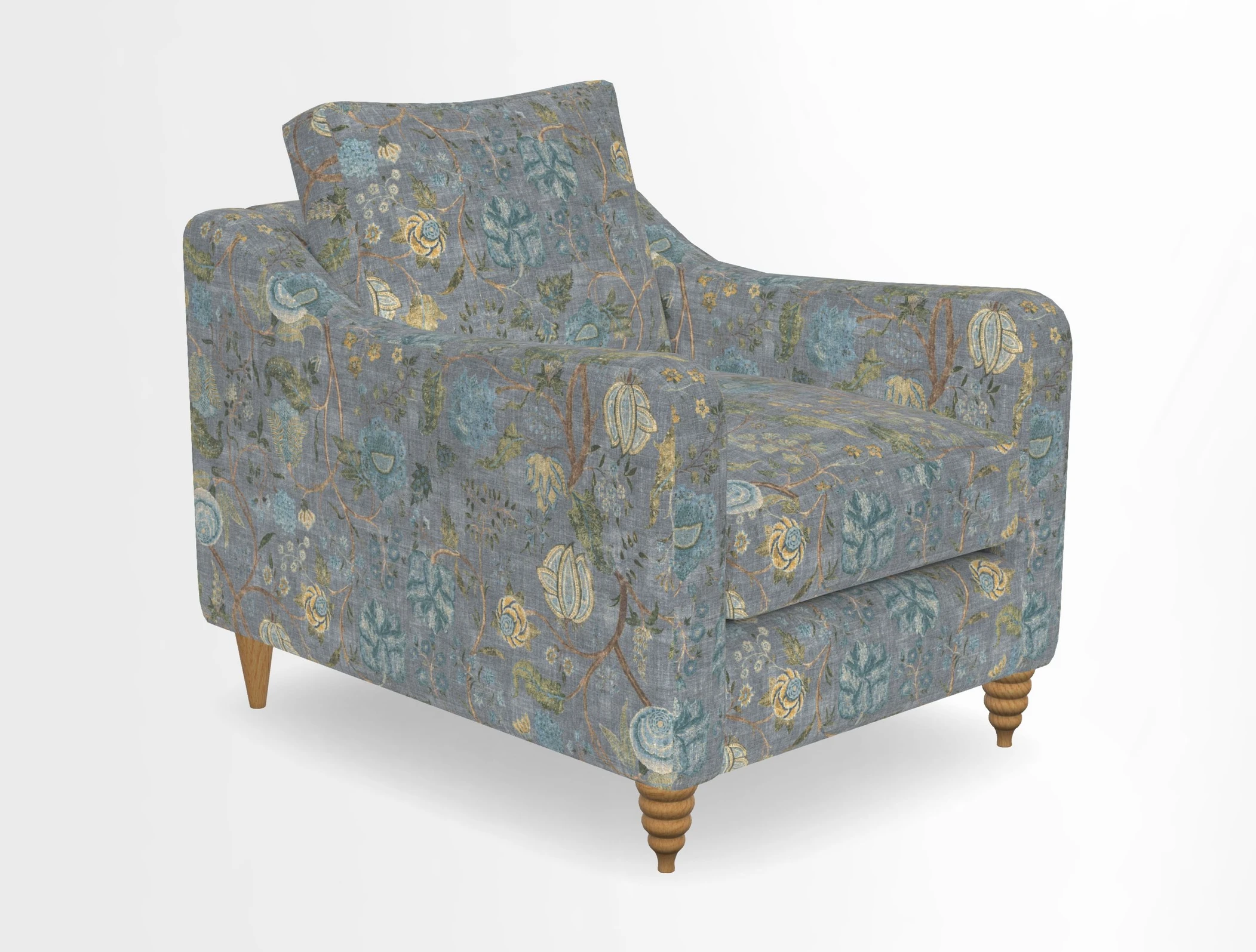 Rye Chair in Two Tone Plain Biscuit