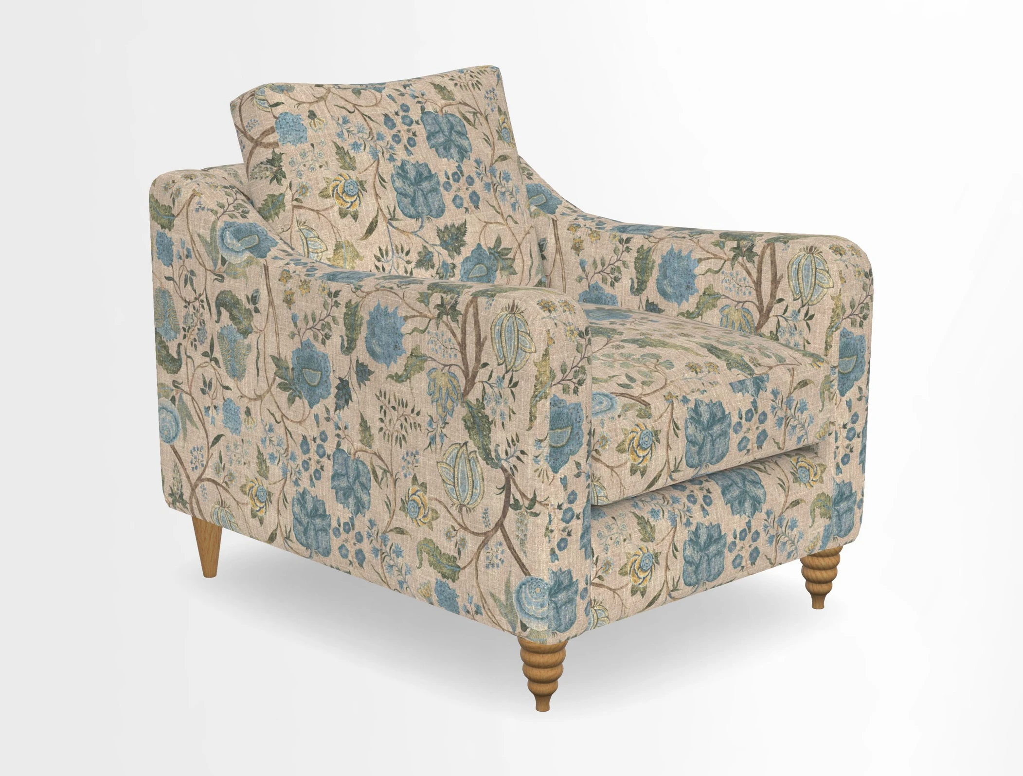 Rye Chair in Two Tone Plain Biscuit
