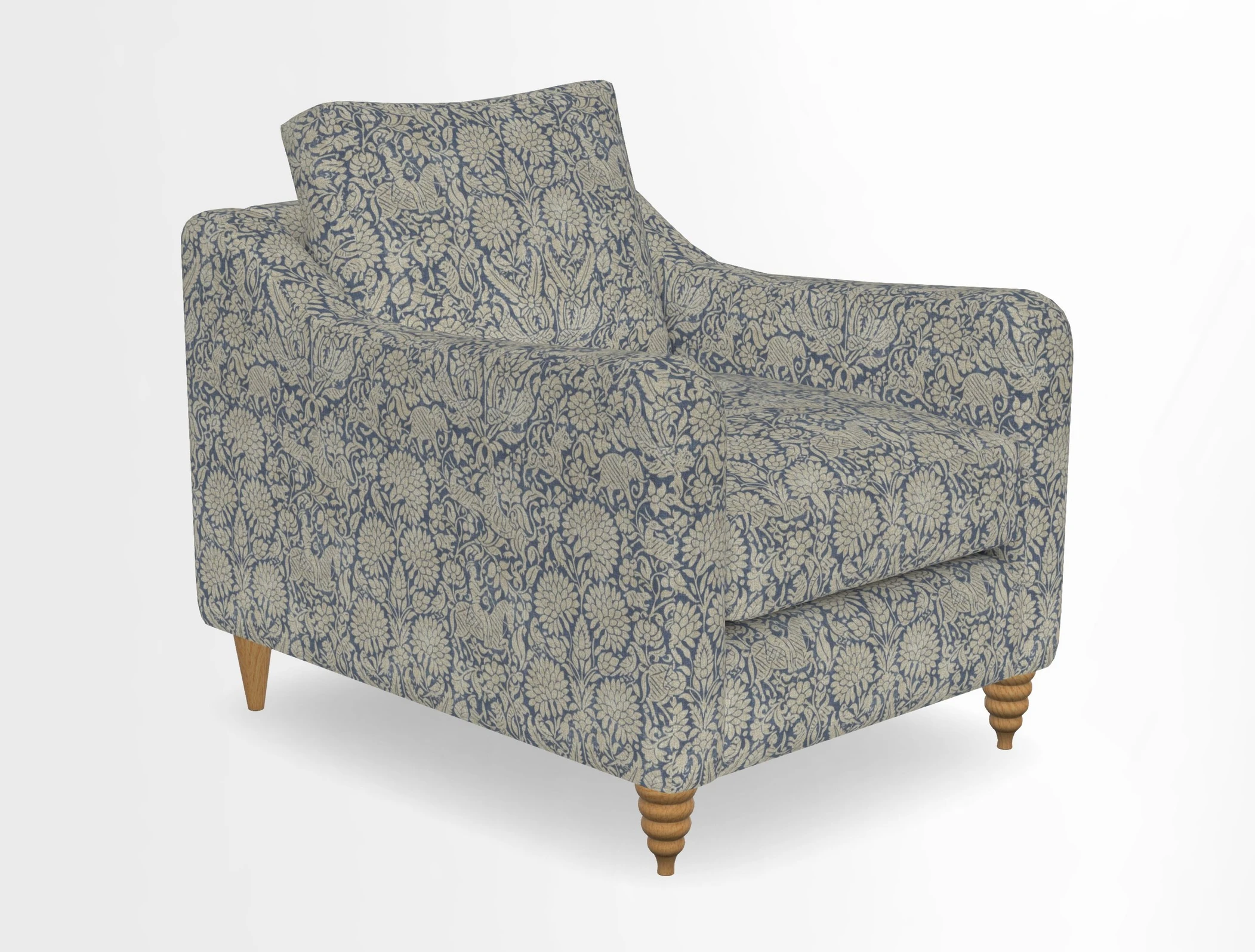 Rye Chair in Two Tone Plain Biscuit