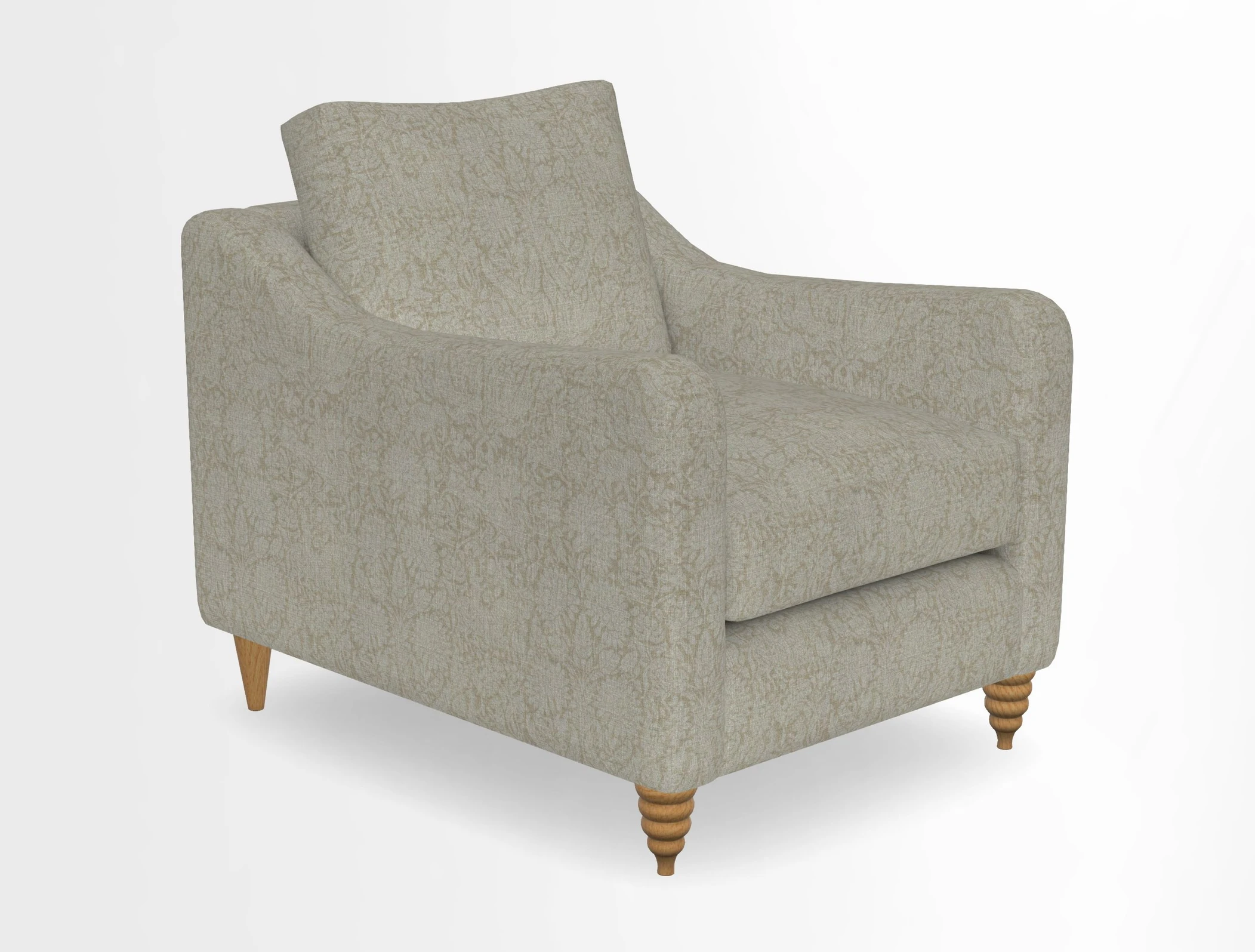 Rye Chair in Two Tone Plain Biscuit
