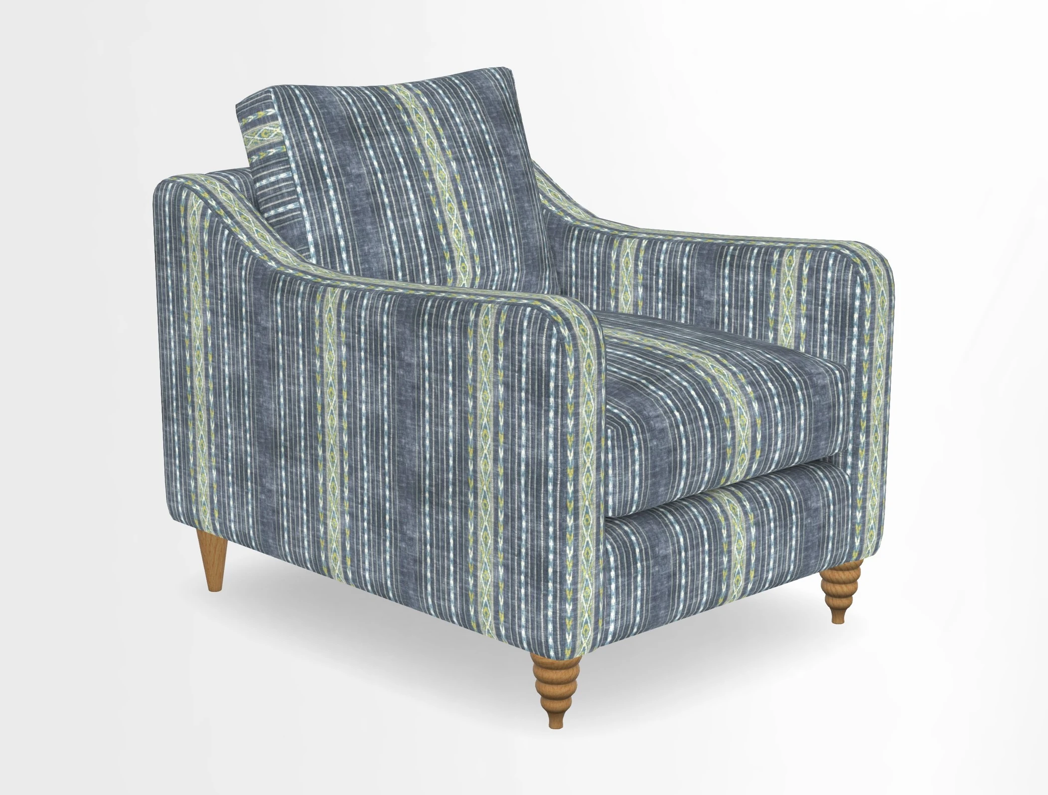 Rye Chair in Two Tone Plain Biscuit