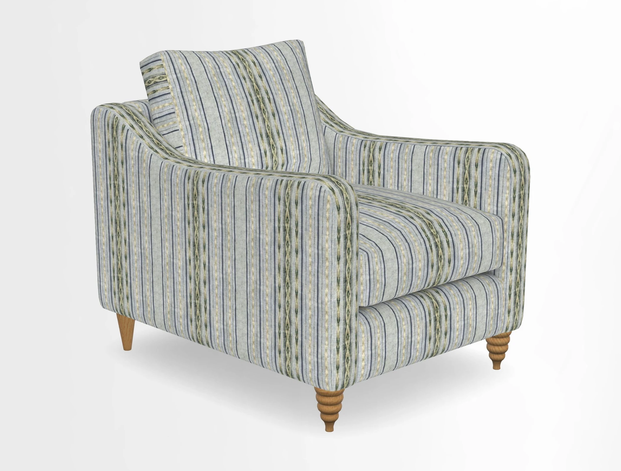 Rye Chair in Two Tone Plain Biscuit
