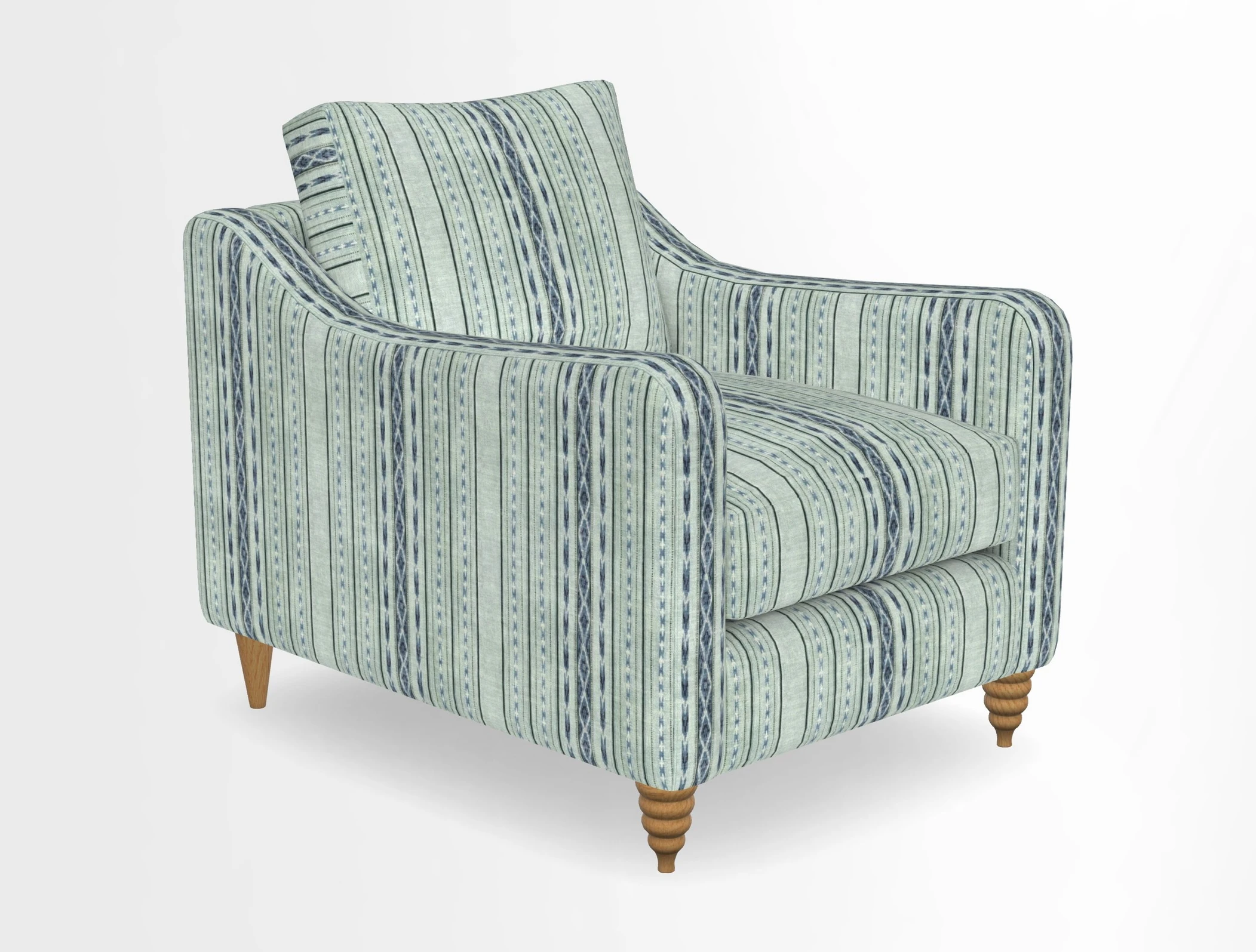 Rye Chair in Two Tone Plain Biscuit