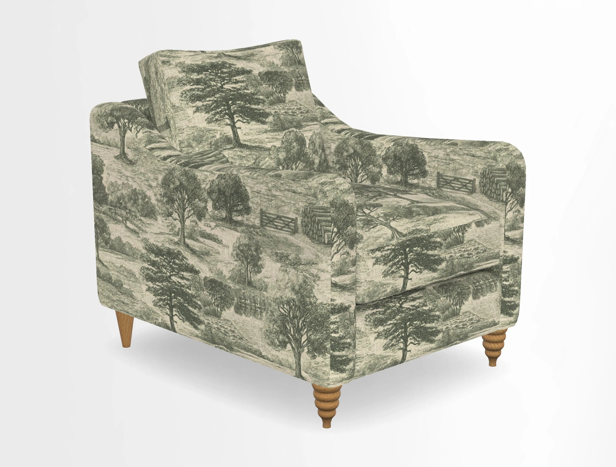 Rye Chair in Two Tone Plain Biscuit