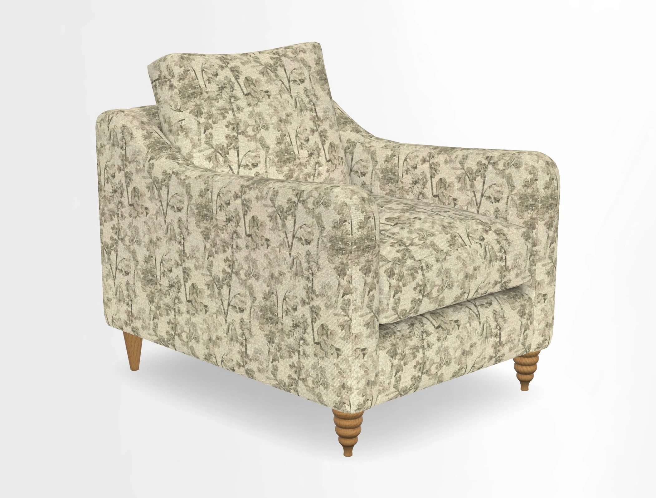Rye Chair in Two Tone Plain Biscuit