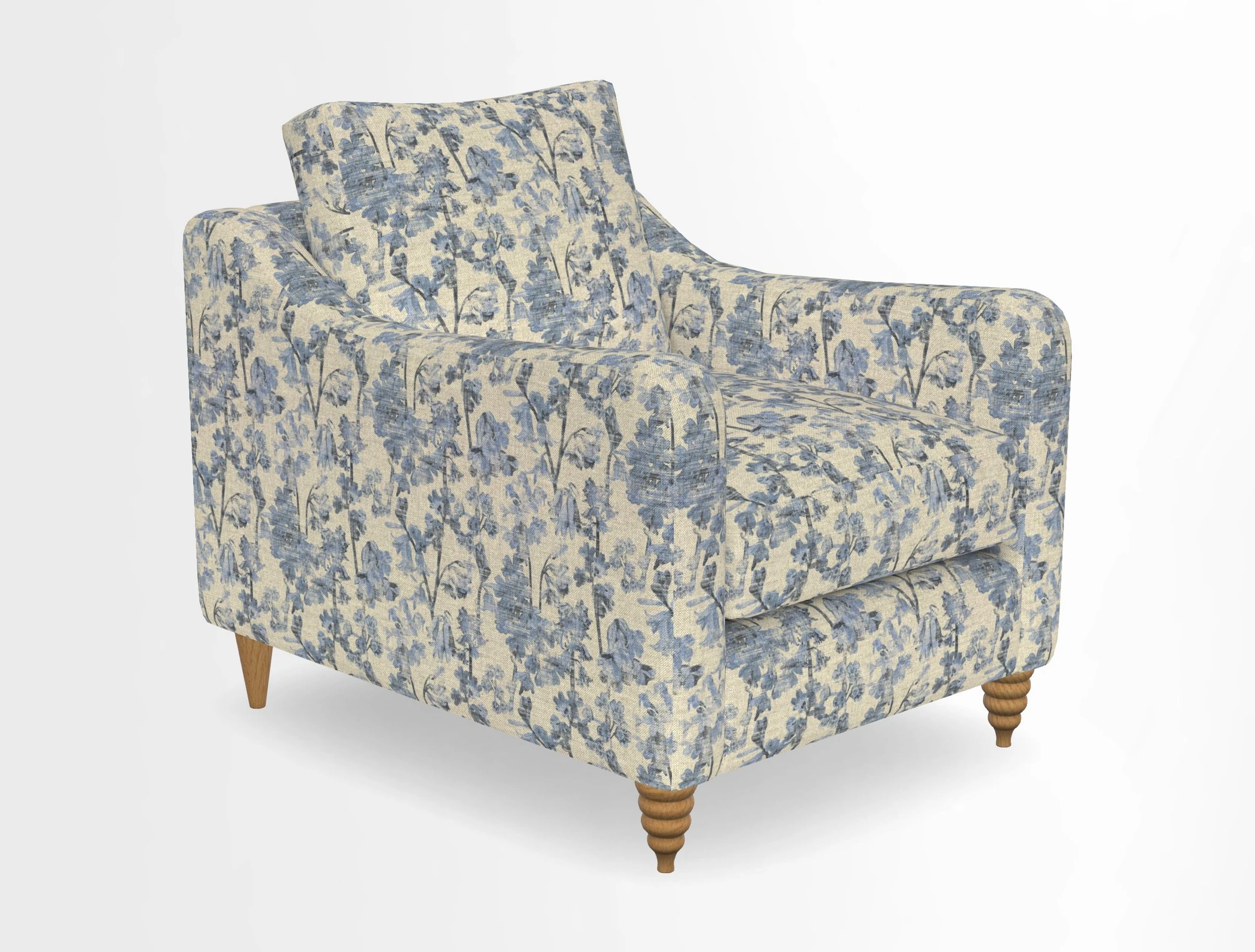 Rye Chair in Two Tone Plain Biscuit