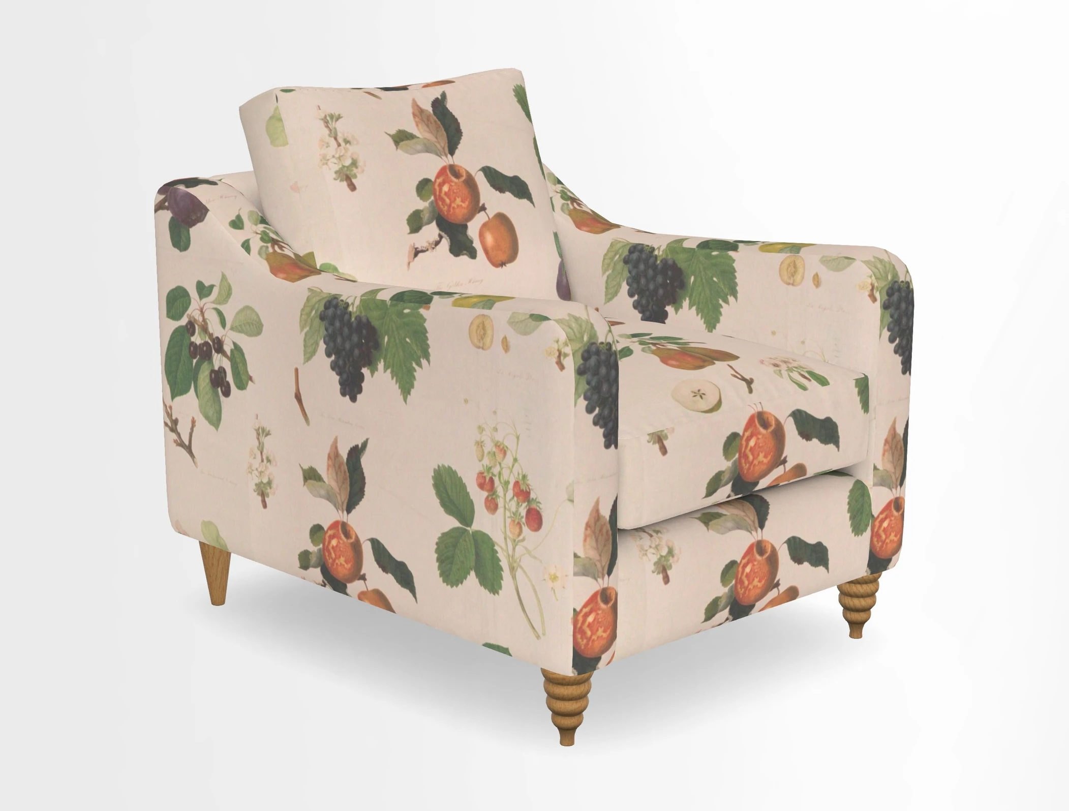 Rye Chair in Two Tone Plain Biscuit