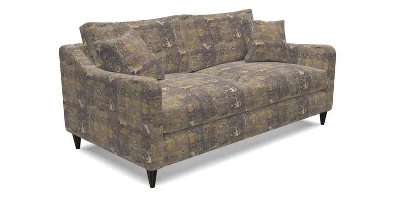 Rye 3 Seater Sofa in Herringbone Shadow