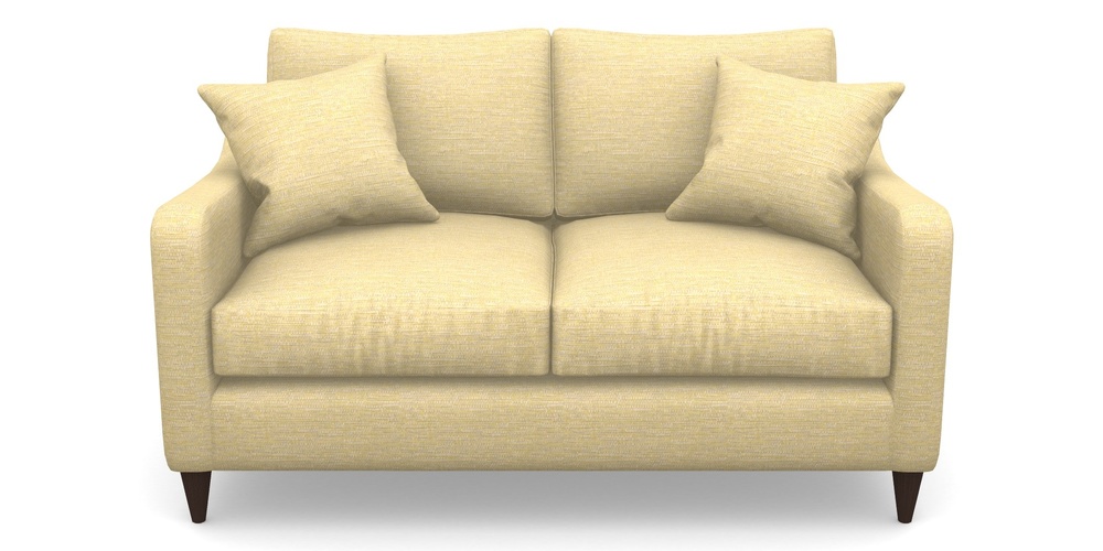 Product photograph of Rye 2 Seater Sofa In Aqua Clean Hove - Lemon from Sofas and Stuff Limited