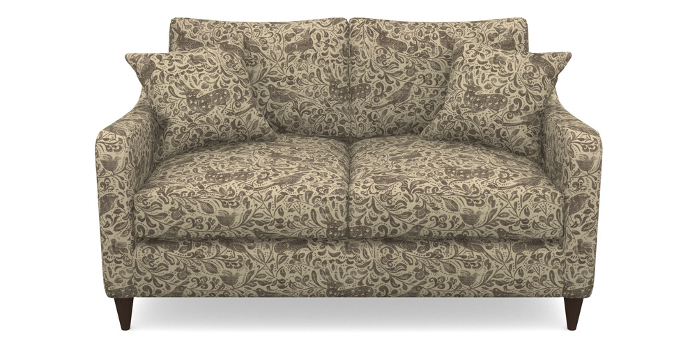 Product photograph of Rye 2 Seater Sofa In V A Drawn From Nature - Bird And Rabbit - Brown from Sofas and Stuff Limited