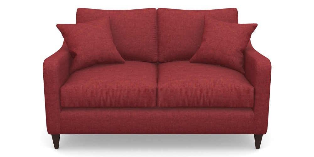 Product photograph of Rye 2 Seater Sofa In Easy Clean Plain - Claret from Sofas and Stuff Limited