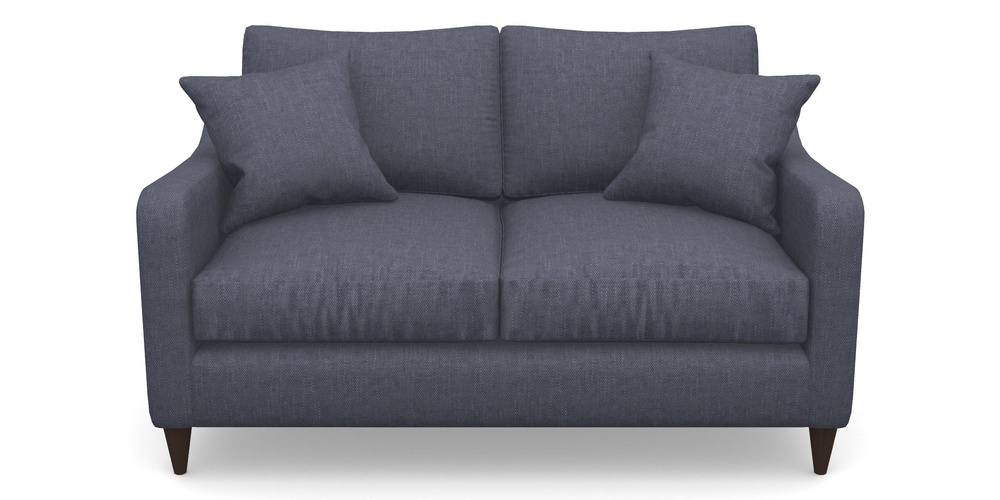 Product photograph of Rye 2 Seater Sofa In Easy Clean Plain - Navy from Sofas and Stuff Limited