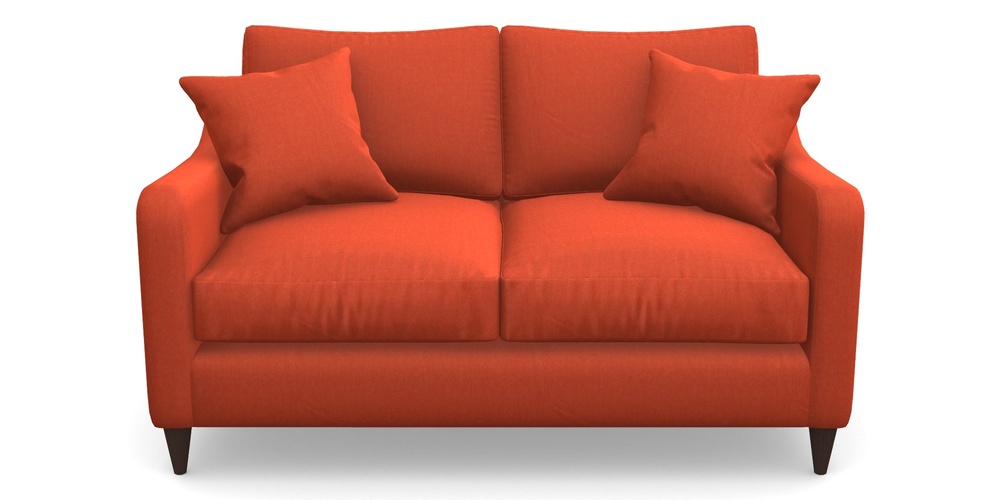 Product photograph of Rye 2 Seater Sofa In House Velvet - Terracotta from Sofas and Stuff Limited