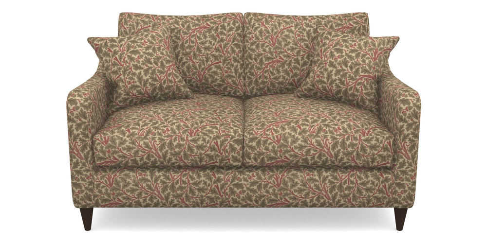 Product photograph of Rye 2 Seater Sofa In V A Drawn From Nature Collection - Oak Tree - Red from Sofas and Stuff Limited