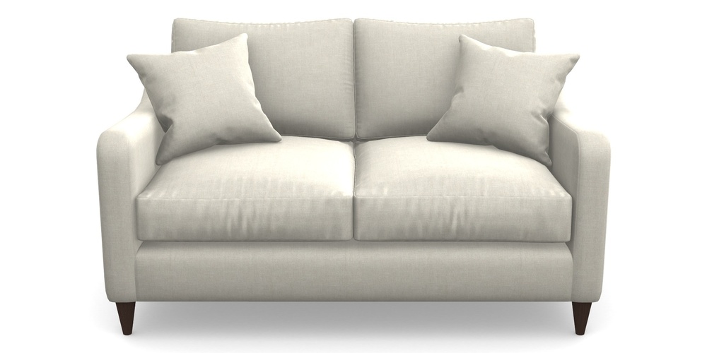 Product photograph of Rye 2 Seater Sofa In Super Soft Velvet - Linen from Sofas and Stuff Limited