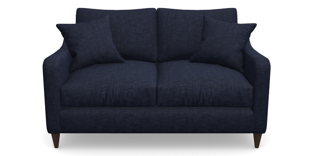 Product photograph of Rye 2 Seater Sofa In Super Soft Velvet - Navy from Sofas and Stuff Limited