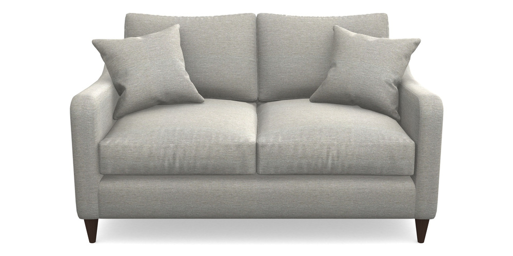 Product photograph of Rye 2 Seater Sofa In Textured Velvet - Silver from Sofas and Stuff Limited