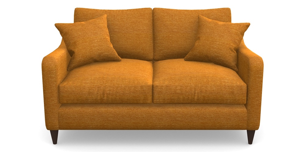 Product photograph of Rye 2 Seater Sofa In Textured Velvet - Turmeric from Sofas and Stuff Limited