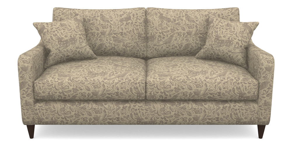 Product photograph of Rye 3 Seater Sofa In V A Drawn From Nature - Bird And Rabbit - Grey from Sofas and Stuff Limited