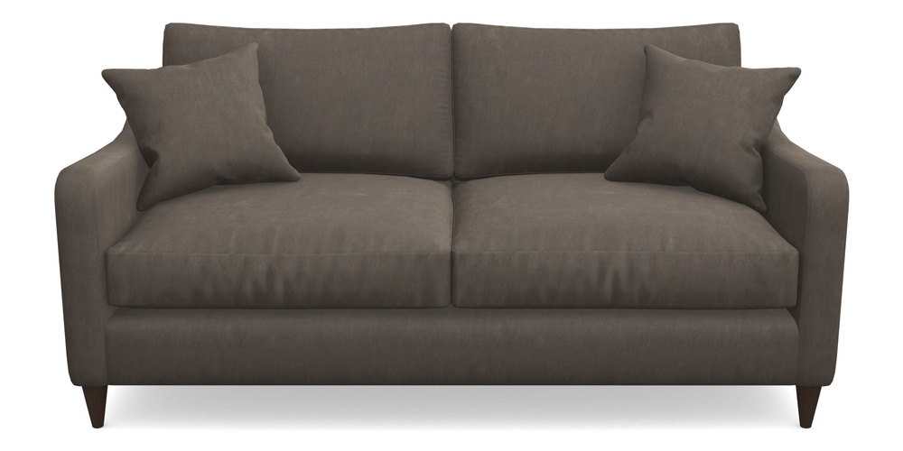 Product photograph of Rye 3 Seater Sofa In Clever Tough And Eco Velvet - Chrome from Sofas and Stuff Limited