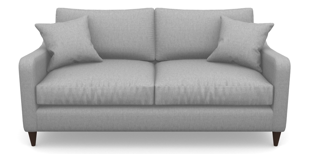 Product photograph of Rye 3 Seater Sofa In Easy Clean Plain - Silver from Sofas and Stuff Limited