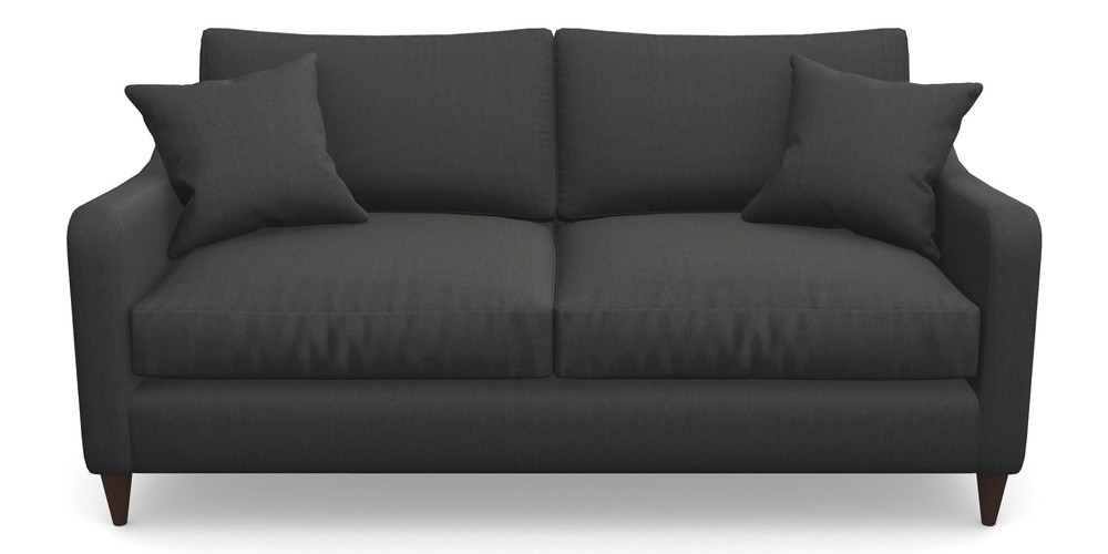 Product photograph of Rye 3 Seater Sofa In House Velvet - Charcoal from Sofas and Stuff Limited