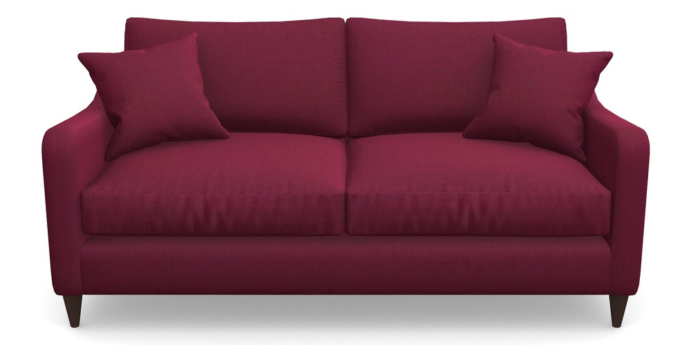 Product photograph of Rye 3 Seater Sofa In House Velvet - Claret from Sofas and Stuff Limited