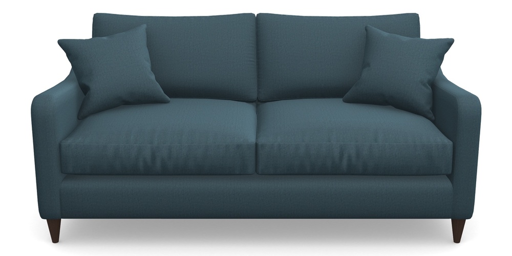 Product photograph of Rye 3 Seater Sofa In House Velvet - Petrol from Sofas and Stuff Limited