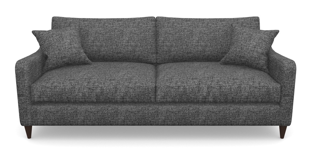 Product photograph of Rye 4 Seater Sofa In Aqua Clean Hove - Charcoal from Sofas and Stuff Limited