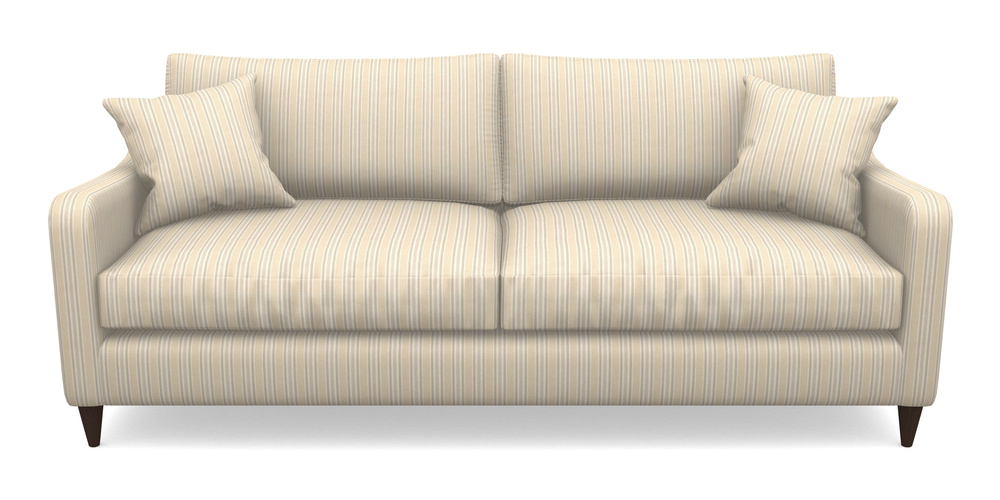 Product photograph of Rye 4 Seater Sofa In Cloth 22 - Racing Stripes Ayr - Dove from Sofas and Stuff Limited