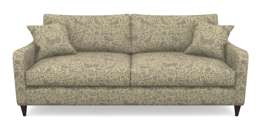 Product photograph of Rye 4 Seater Sofa In V A Drawn From Nature - Bird And Rabbit - Duck Egg from Sofas and Stuff Limited