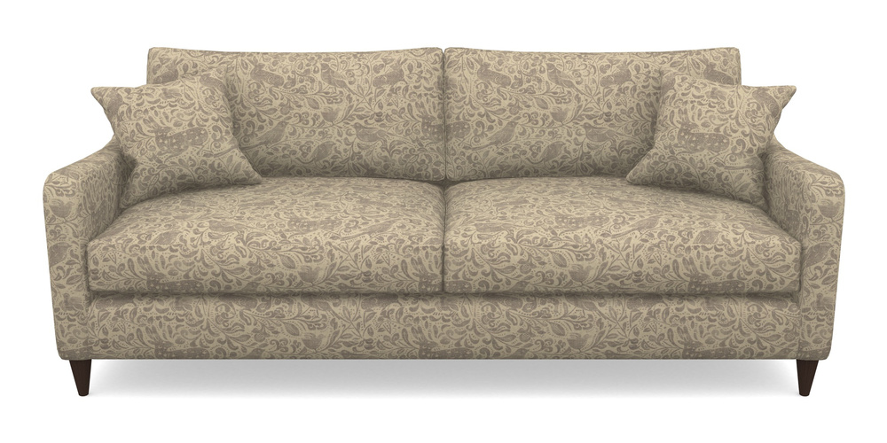 Product photograph of Rye 4 Seater Sofa In V A Drawn From Nature - Bird And Rabbit - Grey from Sofas and Stuff Limited