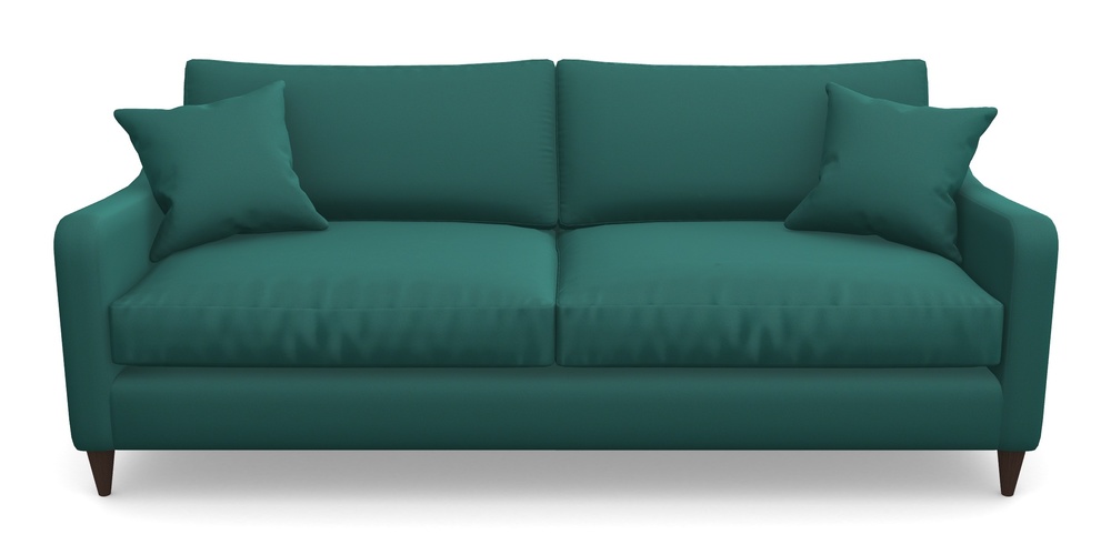 Product photograph of Rye 4 Seater Sofa In Clever Glossy Velvet - Kingfisher from Sofas and Stuff Limited