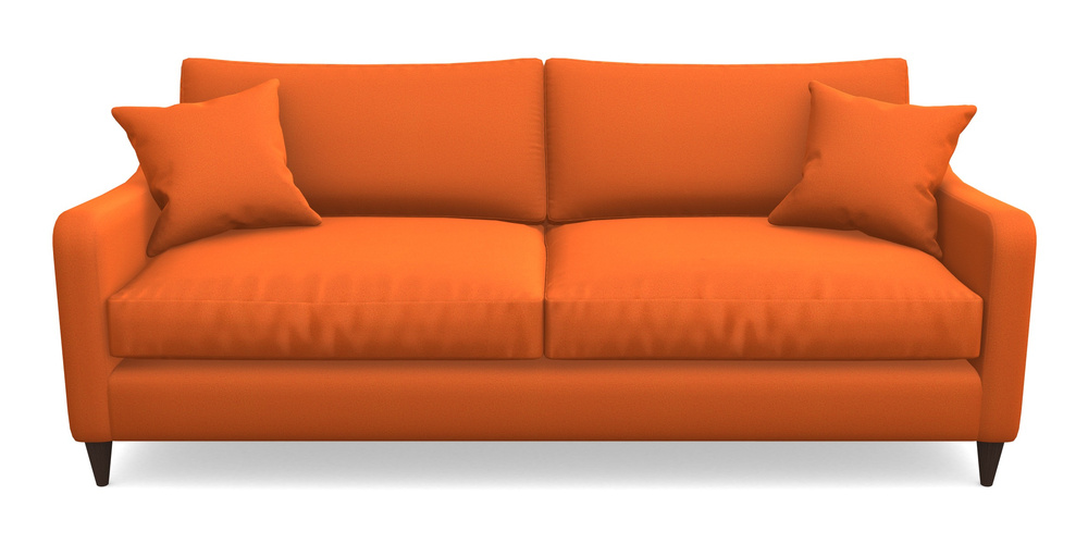 Product photograph of Rye 4 Seater Sofa In Clever Glossy Velvet - Seville from Sofas and Stuff Limited