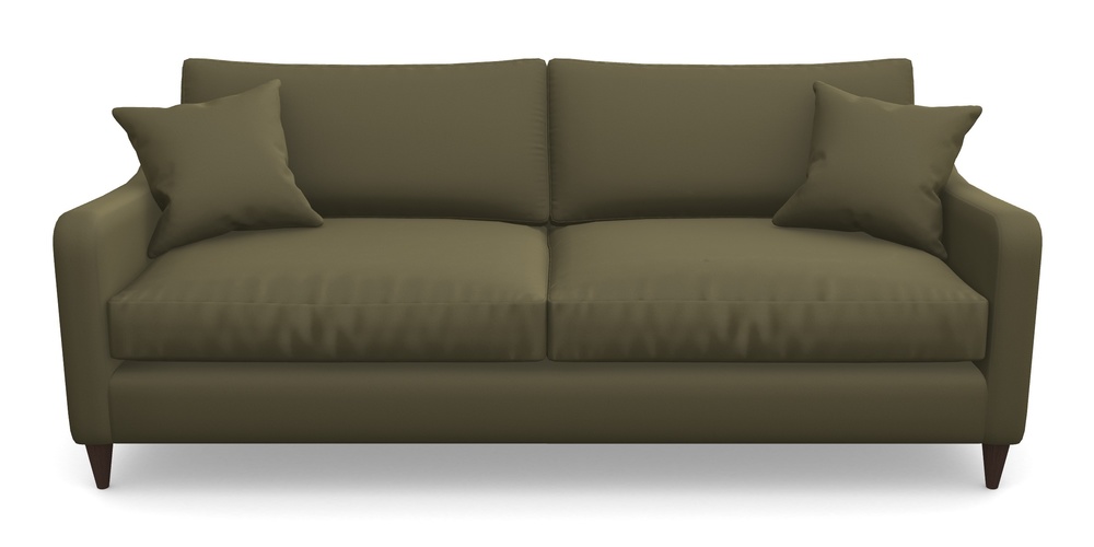 Product photograph of Rye 4 Seater Sofa In Clever Glossy Velvet - Sherwood from Sofas and Stuff Limited